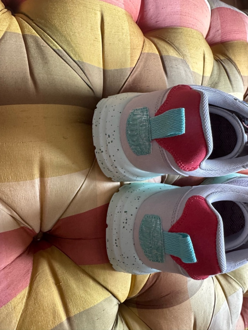 Hey Dude Ladies Grey & Turquoise Sirocco Alta Friendship Lace Shoes Size 10 $80 - Picture 8 of 10